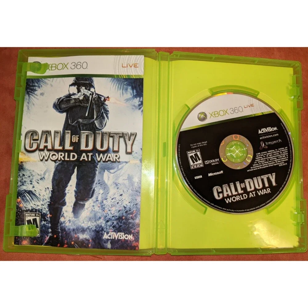 Call of Duty: World at War, Xbox 360, Complete, Great Condition, Original Owner